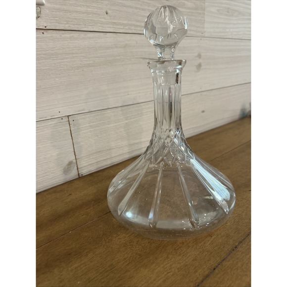 Wedgwood Crystal / Spirit / Liquor Whiskey DECANTER / With Stopper / Excellent!